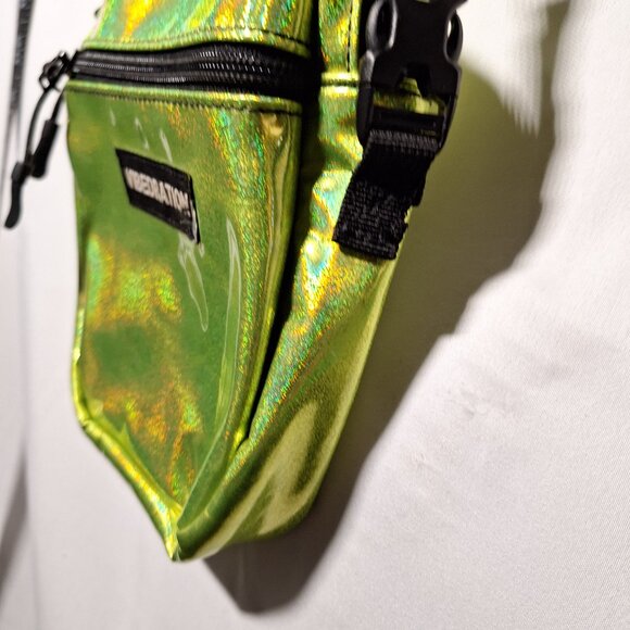 Vibedration Messenger/Crossbody Bag - yellow-green glitter - used - Picture 10 of 11